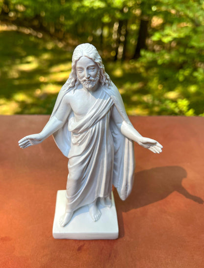 Jesus Christ Resin Statue | Religious Christian Home Decoration Gift -  6" Tall