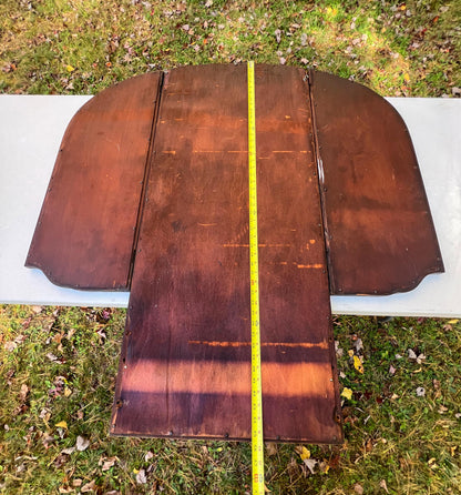 45" Tall Antique Solid Wood Mirror – Original Glass & Hardware - Very heavy