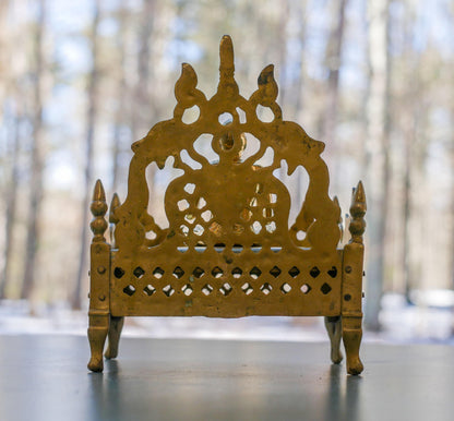 Vintage A.C. Bhaktivedanta Swami Prabhupada Murti Statue with Vyasasana & Clothes