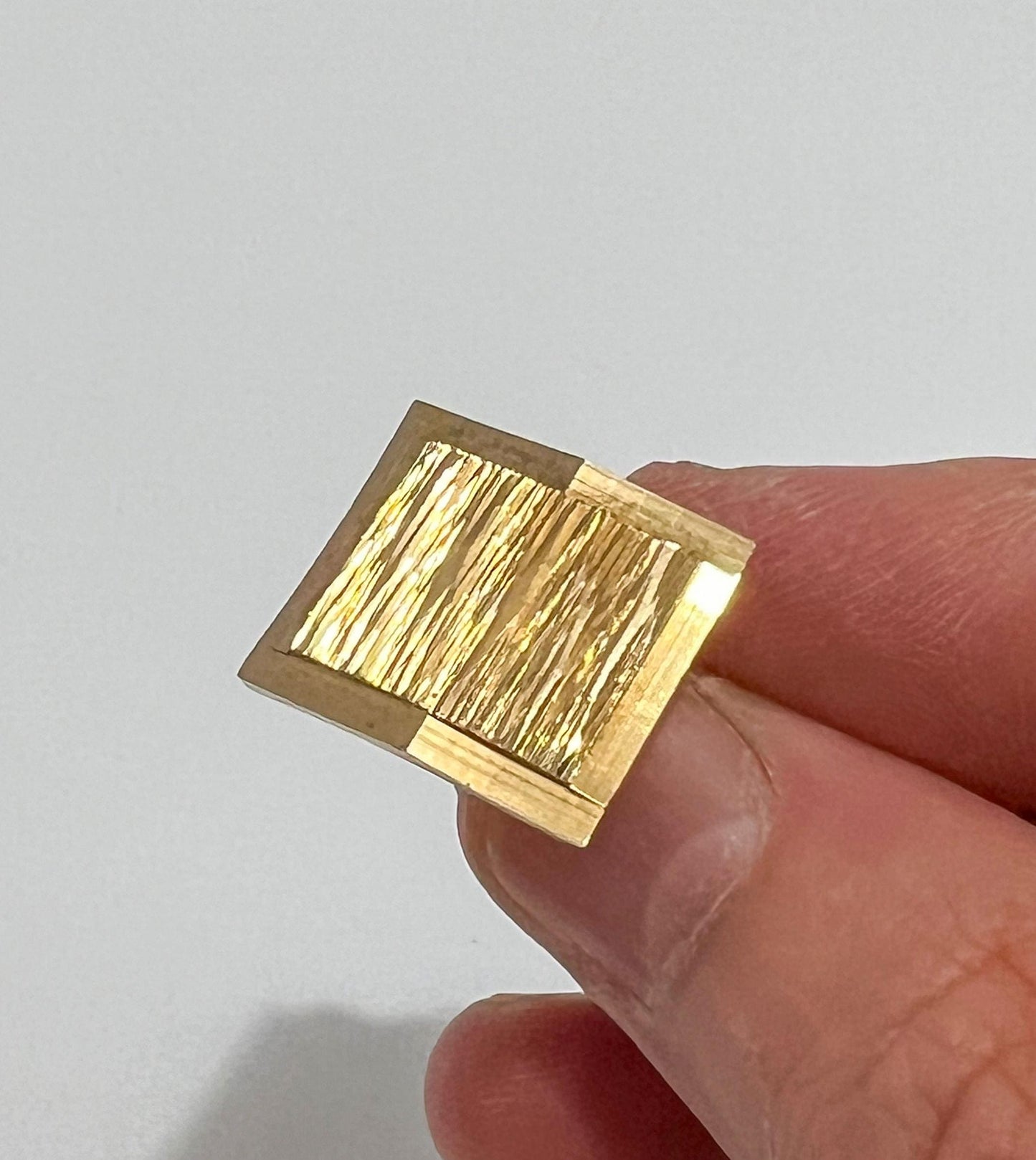 Vintage Gold-tone Retro Cufflinks | Gift for Him | Men's Suit & Tie Accessories