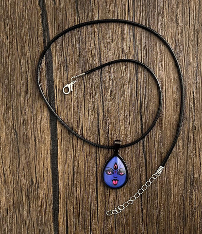 Handmade Kali Maa Pendant Necklace | Unisex Spiritual Protection Charm Jewelry Gift