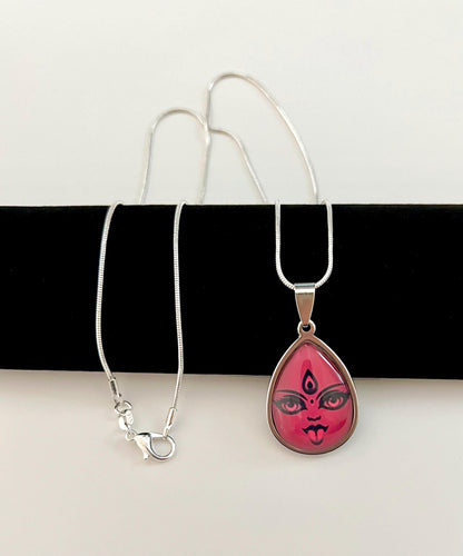20" Handmade Kali Maa Pendant Necklace | Spiritual Protection Amulet Jewelry Gift