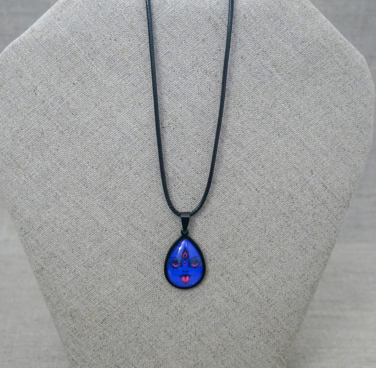 Handmade Kali Maa Pendant Necklace | Unisex Spiritual Protection Charm Jewelry Gift