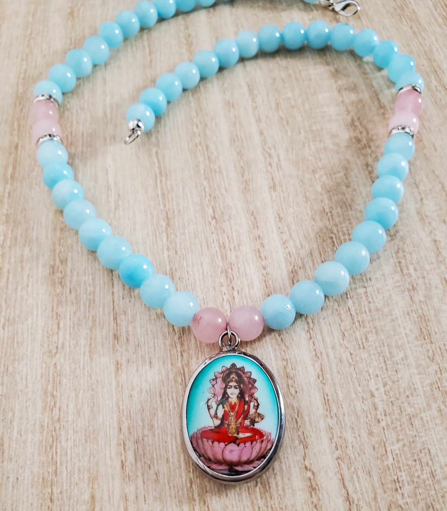 Lakshmi Necklace | Handmade Mother Goddess Jewelry | Unique Gift 18.5"