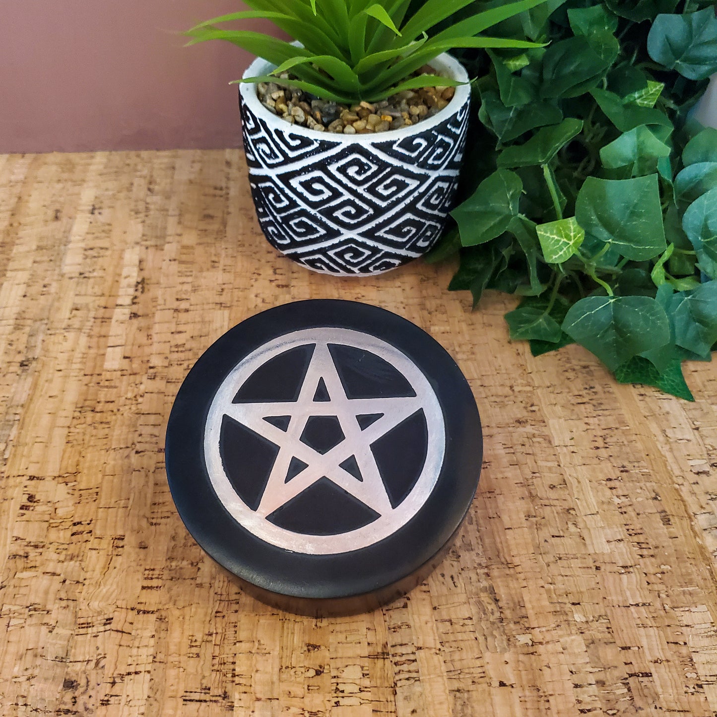 Silver Pentagram Trinket Box