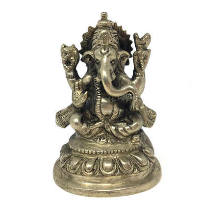 Beautiful Ganesh Ganapati India Elephant God Statue Idol – Obstacle Remover 4"