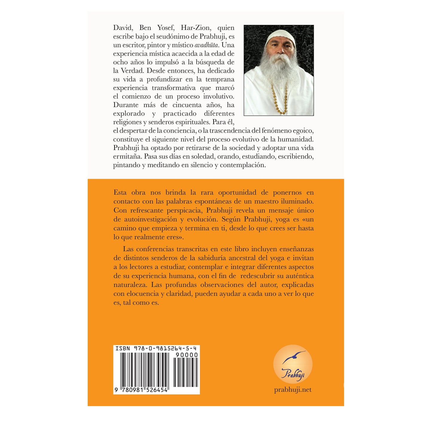 Book Lo que es, tal como es: Satsangs con Prabhuji (Hard cover - Spanish)