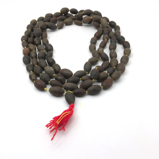 Lotus Seed Knotted Prayer Mala Beads Chanting Japa -108 Prayer Beads Handmade 40