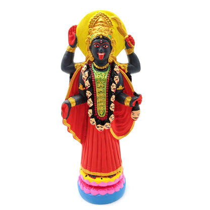 kali ganges clay statue