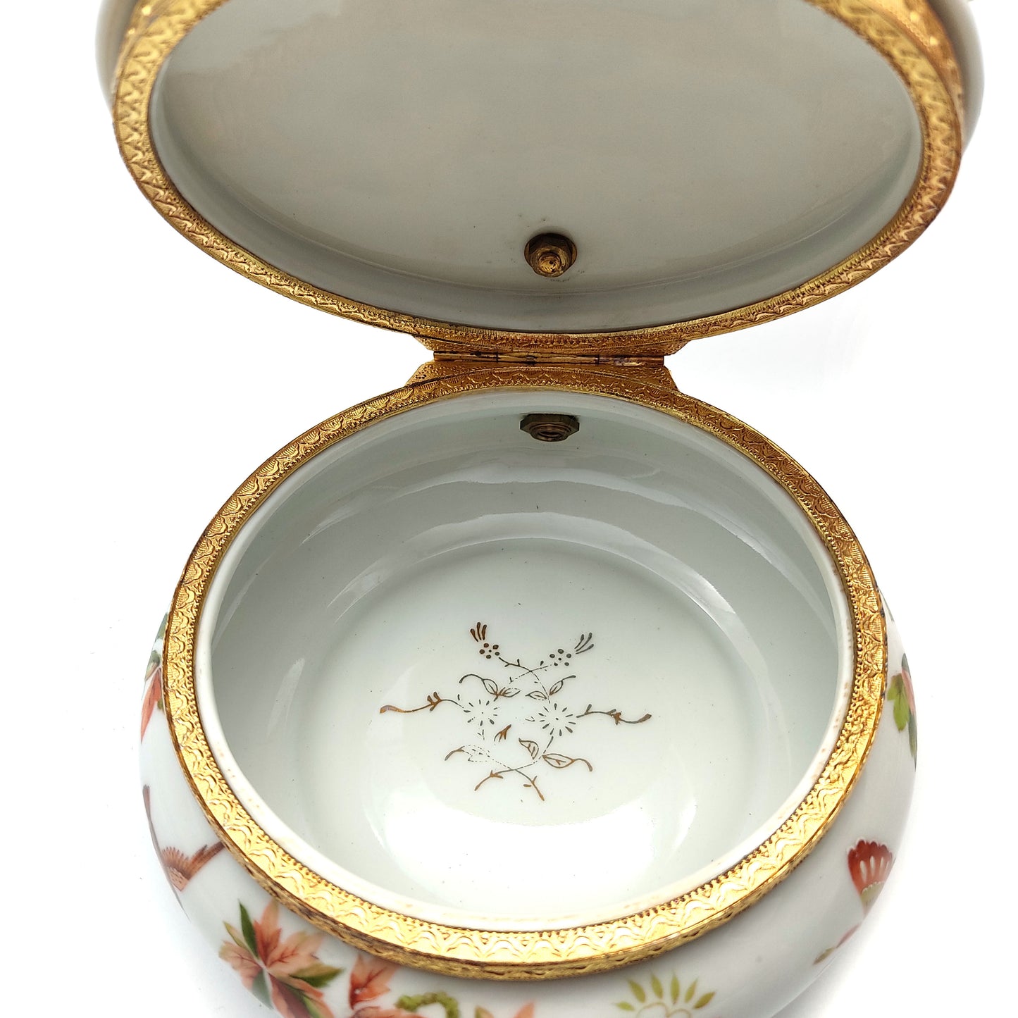 Vintage Porcelain Decorative Golden Silent Butler Ash Crumb Catcher Handmade Japan