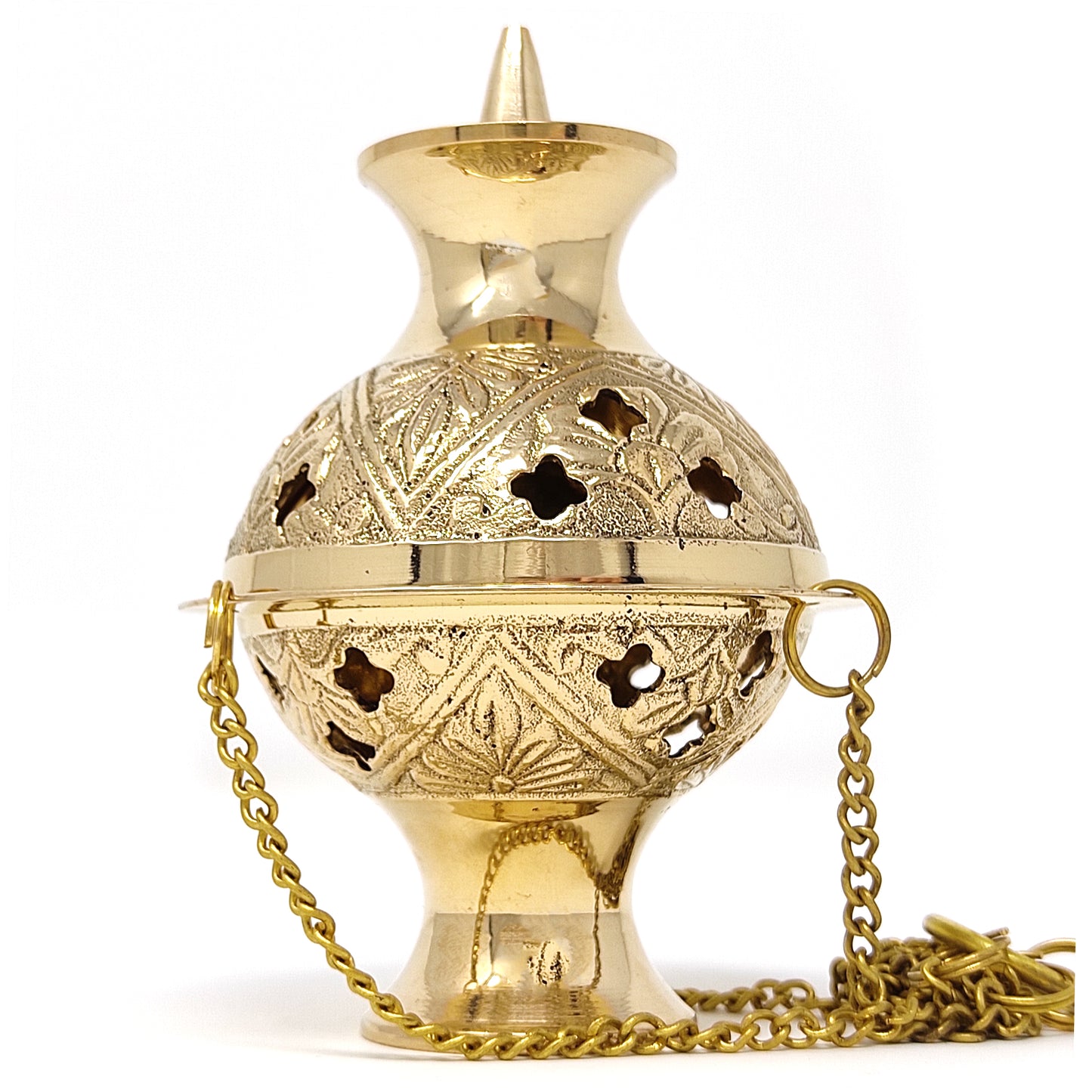 hanging brass incense censer burner decorative
