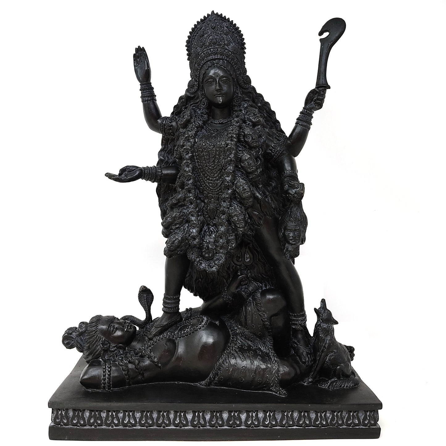 kali maa kalika shiva india statue idol