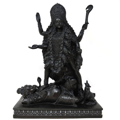 kali maa kalika shiva india statue idol