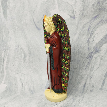 Archangel Michael Statue Catholic Handmade Protector of Humanity Figurine 8.75"