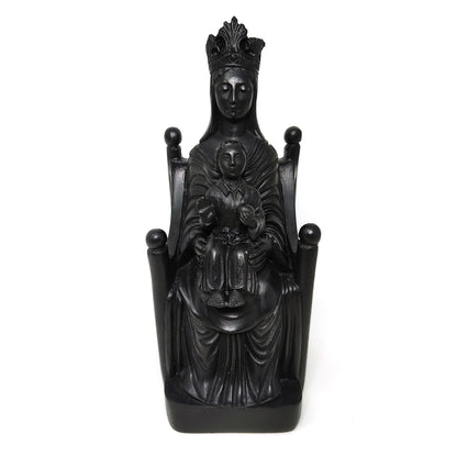 Black Madonna and Child of Chartres Cathedral Madonna de Sous Terre Statue 8.5"