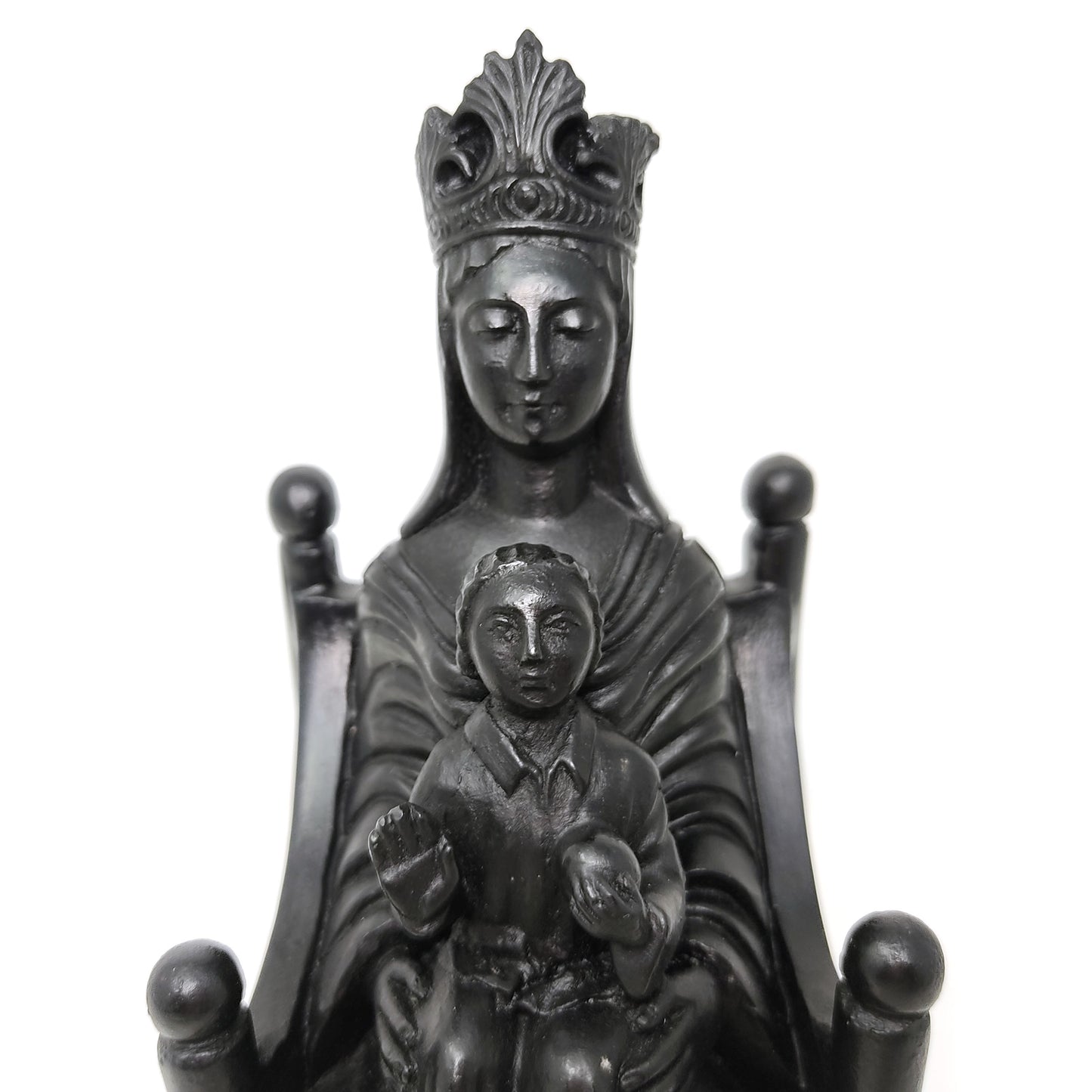 Black Madonna and Child of Chartres Cathedral Madonna de Sous Terre Statue 8.5"