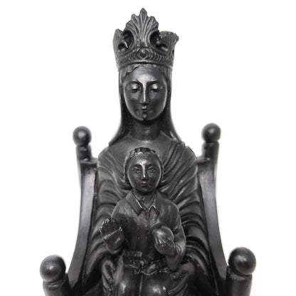 Black Madonna and Child of Chartres Cathedral Madonna de Sous Terre Statue 8.5"