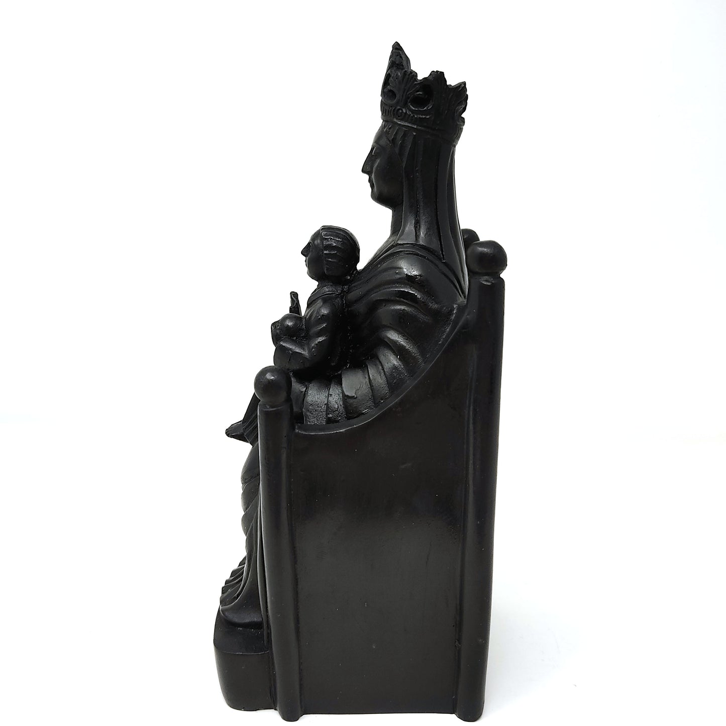 Black Madonna and Child of Chartres Cathedral Madonna de Sous Terre Statue 8.5"