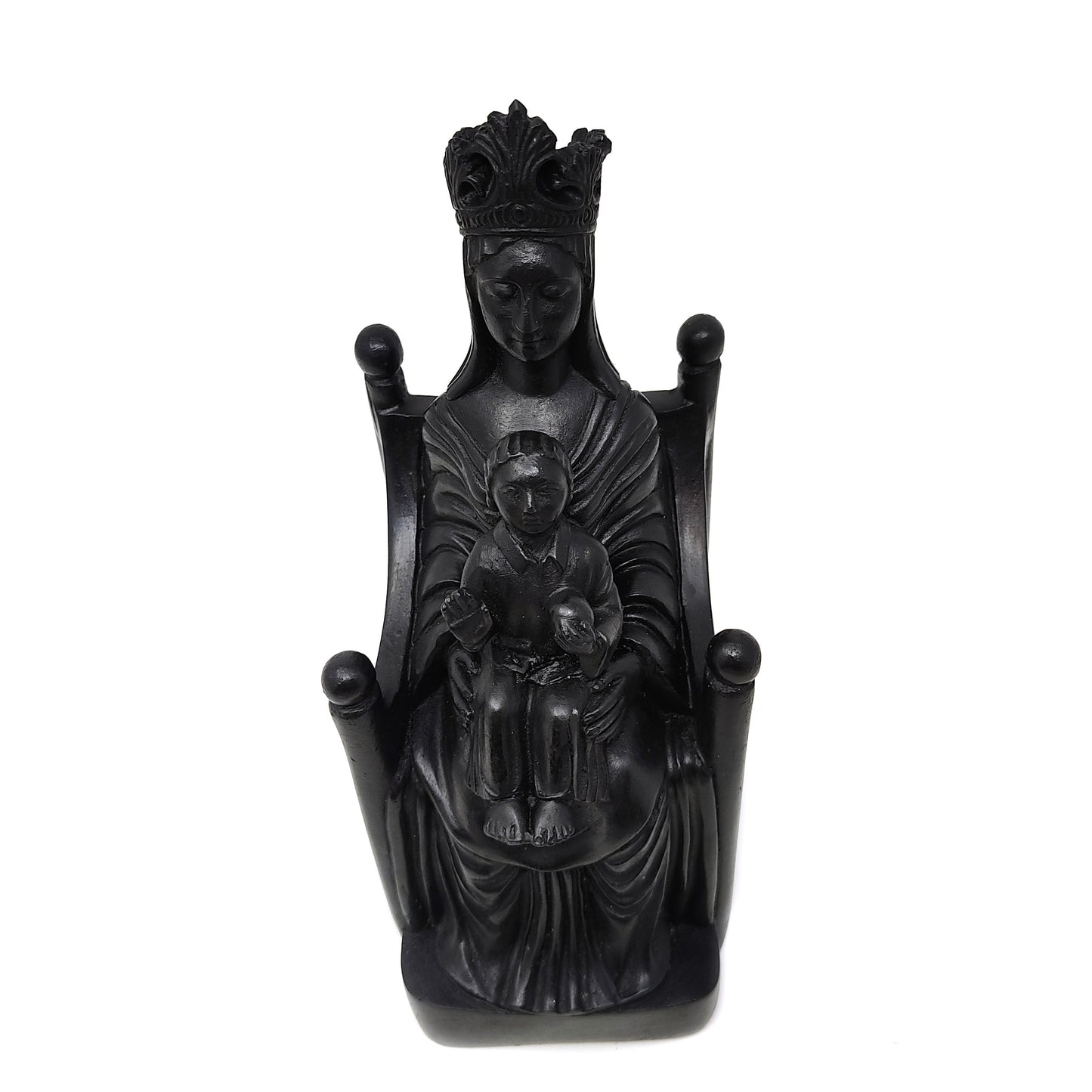 Black Madonna and Child of Chartres Cathedral Madonna de Sous Terre Statue 8.5"