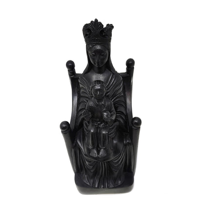 Black Madonna and Child of Chartres Cathedral Madonna de Sous Terre Statue 8.5"