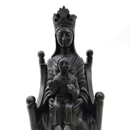 Black Madonna and Child of Chartres Cathedral Madonna de Sous Terre Statue 8.5"