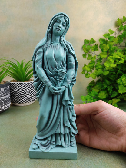 St. Mary Magdalene Gnostic Statue Handmade Natural Mineral Gypsumstone 8.75"