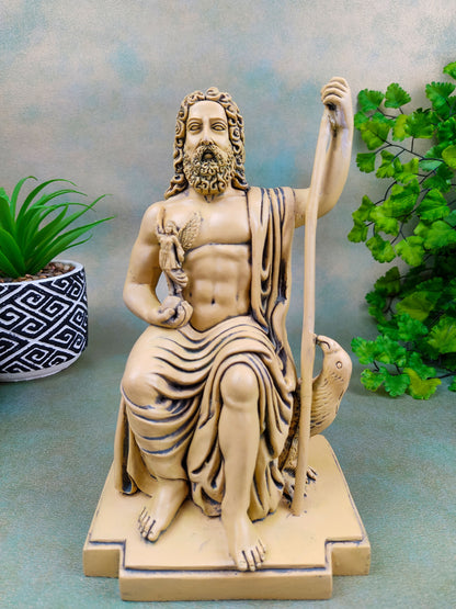 zeus jupiter greek roman god statue