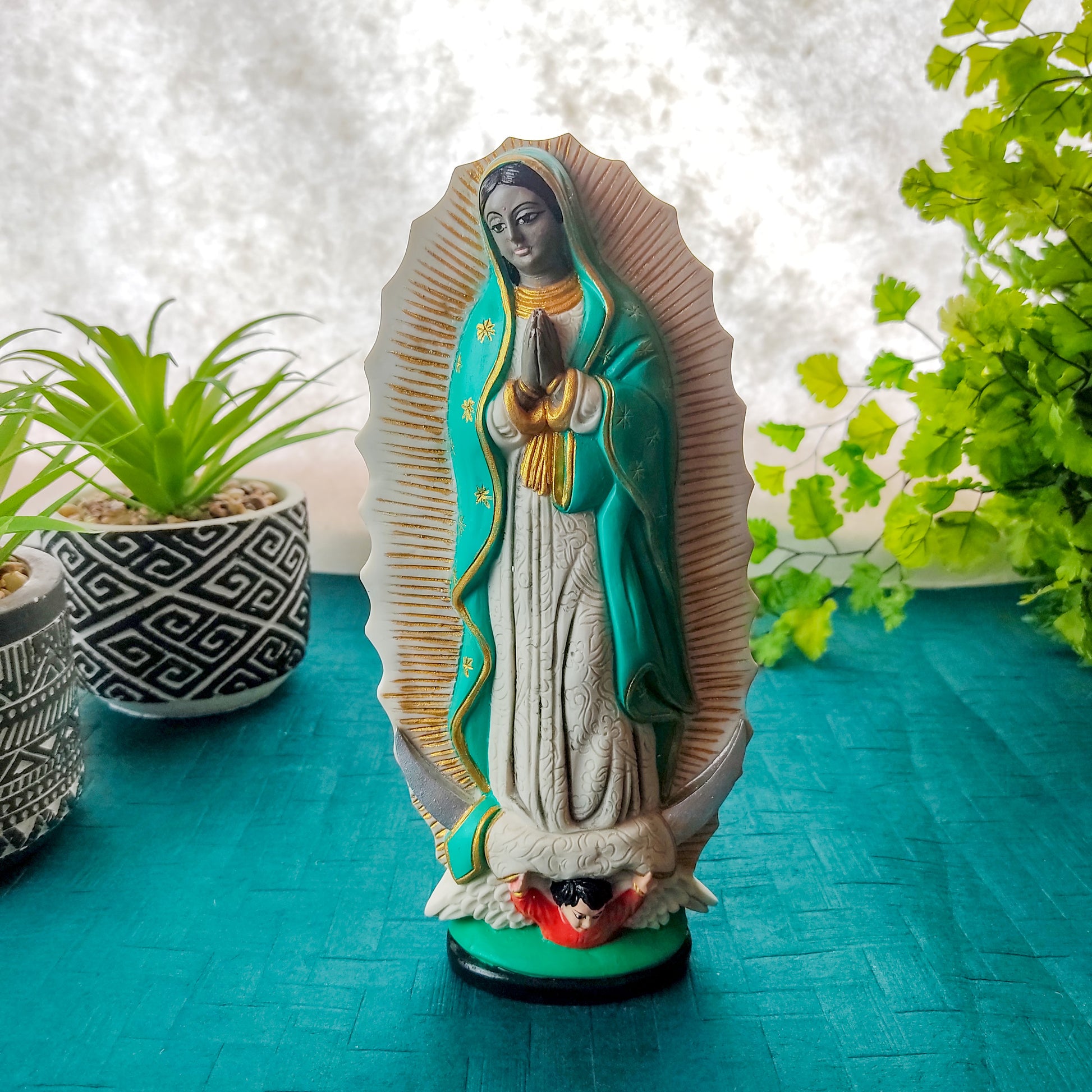 our lady of guadalupe altar statue 8.5"