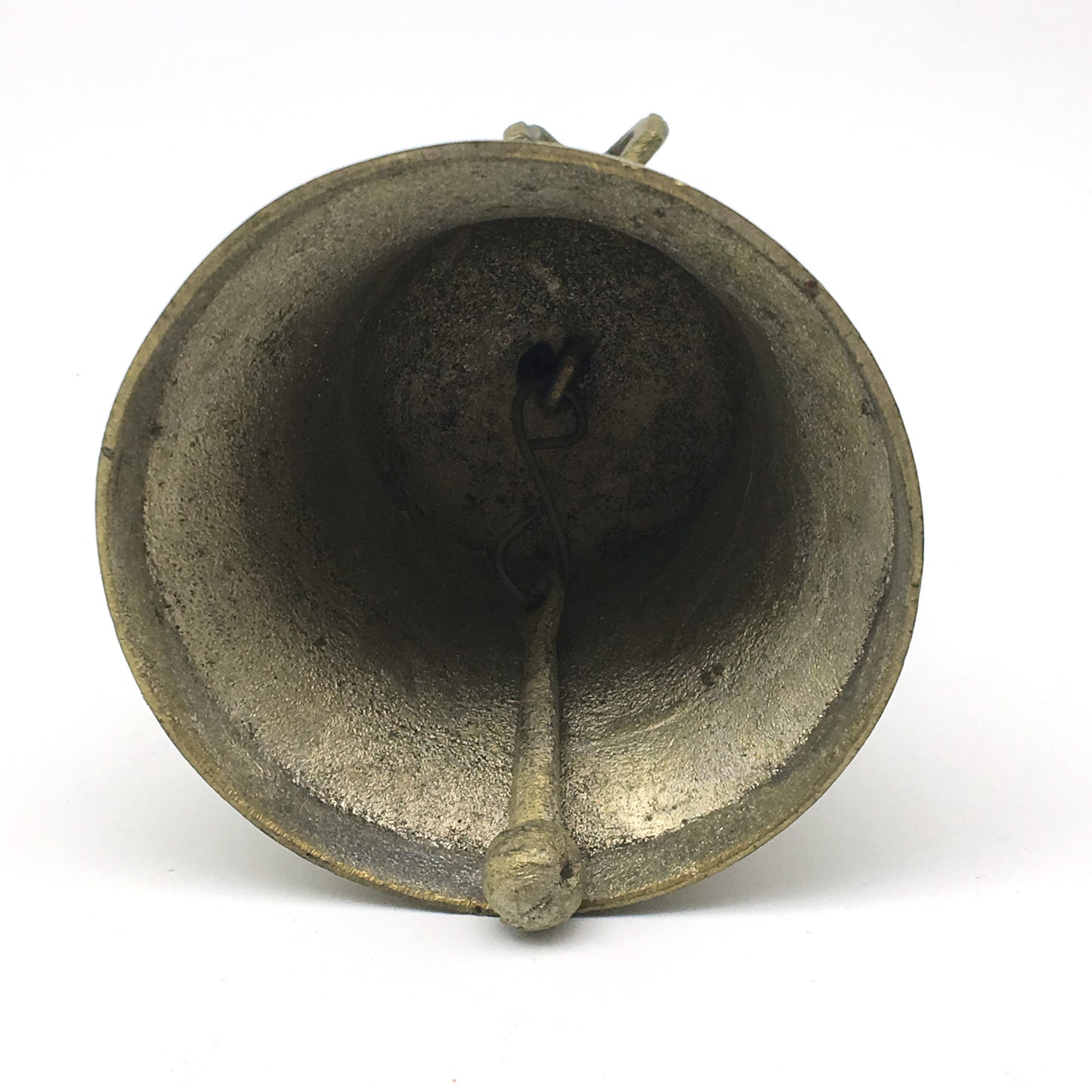 Vintage Handcrafted Tibetan Buddhist Ghanta Bell with Dorje Handle 6.8" - Montecinos Ethnic