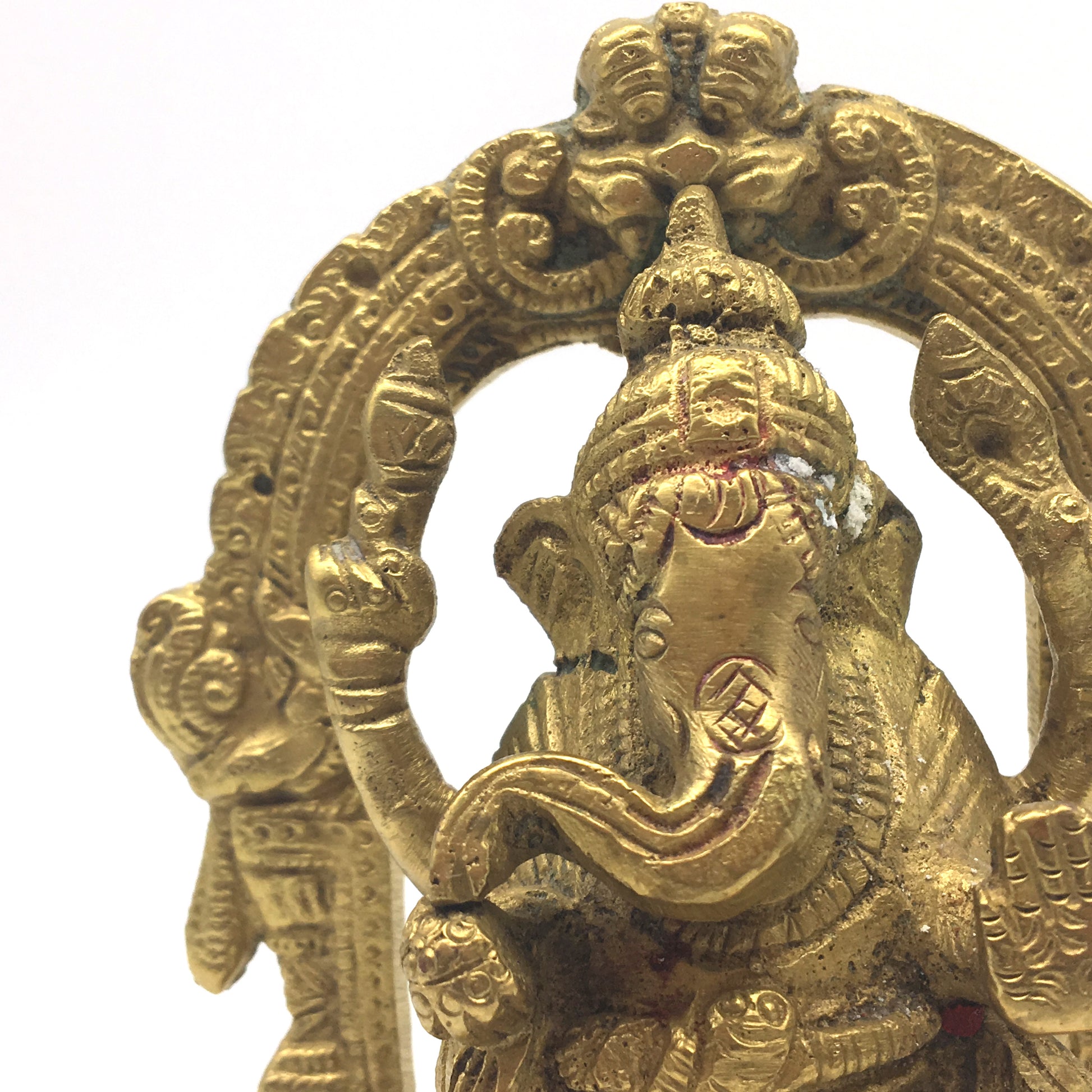 Handcrafted Brass Ganesh Ganapati India Elephant God Statue – Obstacle Remover - Montecinos Ethnic