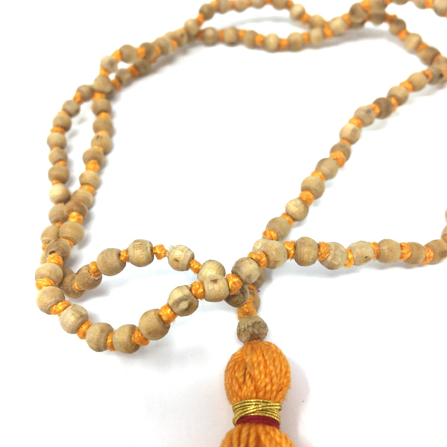 Handcrafted India Beads Rudrani Mala Thread Shakti Japa Hindu Sacred Rosary