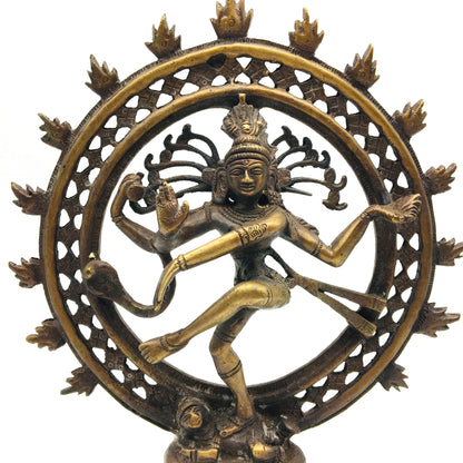 Siva Brass Statue India God Lord Nataraj Nataraja - India Dancing Shiva Statue 9