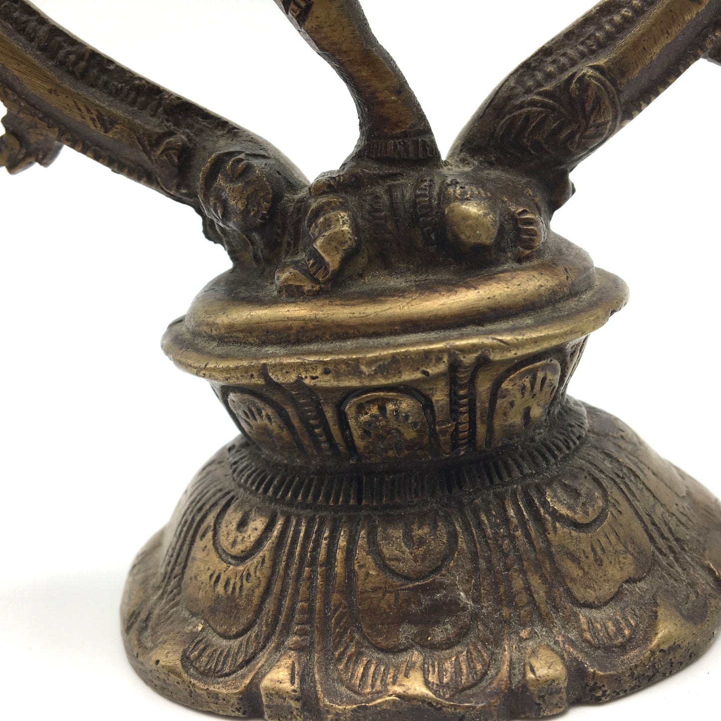 Vintage Handcrafted Brass India God Lord Nataraj Nataraja - Shiva Statue 7.75" - Montecinos Ethnic
