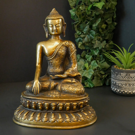 Buddha Home Decor Brass Statue