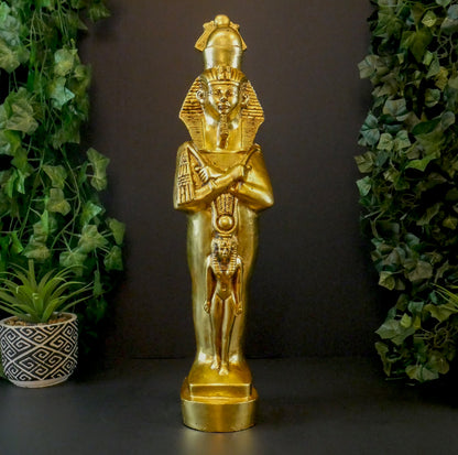 Gold Leaf King Tut Statue