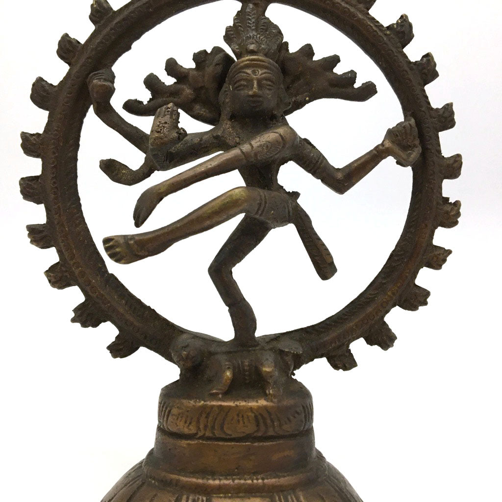 Brass India Dancing God Lord Nataraj Nataraja - Shiva Statue 5.5" -Handcrafted