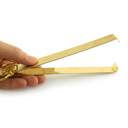 Brass Tongs for Charcoal Incense Sage Smudging - 2 Sizes Available