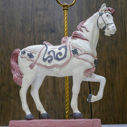 15.5" Vintage Austin Productions 1983 Carousel Horse Sculpture Statue Collectible