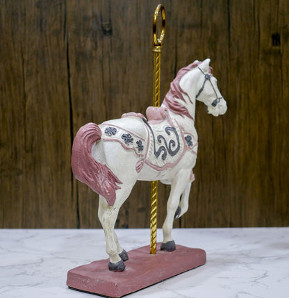 15.5" Vintage Austin Productions 1983 Carousel Horse Sculpture Statue Collectible